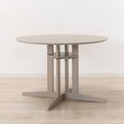 ダイニングテーブル5点セット(円形 105 SJ601N/DC回転式 GY) 3枚目画像