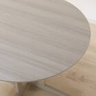 ダイニングテーブル5点セット(円形 105 SJ601N/DC回転式 GY) 6枚目画像