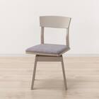 ダイニングテーブル5点セット(円形 105 SJ601N/DC回転式 GY) 8枚目画像