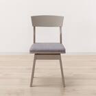 ダイニングテーブル5点セット(円形 105 SJ601N/DC回転式 GY) 9枚目画像