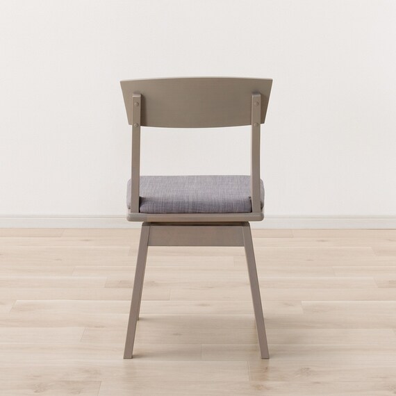 ダイニングテーブル5点セット(円形 105 SJ601N/DC回転式 GY) 11枚目画像