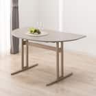 ダイニングテーブル(SJ601N 半円形 135 GY) 1枚目画像