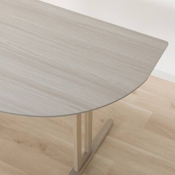 ダイニングテーブル(SJ601N 半円形 135 GY) 8枚目画像