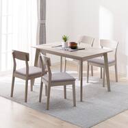 ダイニングテーブル5点セット(DT 4LEG 120 SJ601N/DC）