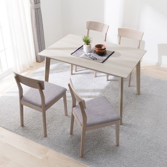 ダイニングテーブル5点セット(DT 4LEG 120 SJ601N/DC GY） 2枚目画像