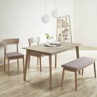 ダイニングテーブル4点セット(SJ601N 4LEG 120 GY) 1枚目画像