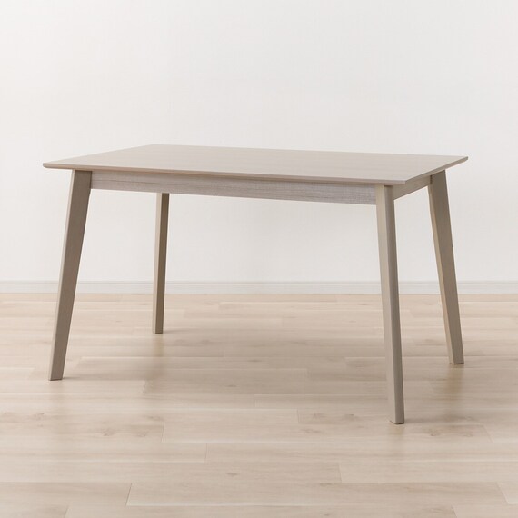 ダイニングテーブル4点セット(DT 4LEG 120 SJ601N/DC回転式/ベンチ GY) 3枚目画像