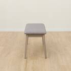 ダイニングテーブル4点セット(DT 4LEG 120 SJ601N/DC回転式/ベンチ GY) 15枚目画像