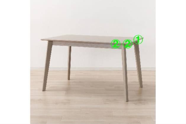DT 4LEG GY 120 SJ601N | ニトリネット【公式】 家具・インテリア通販