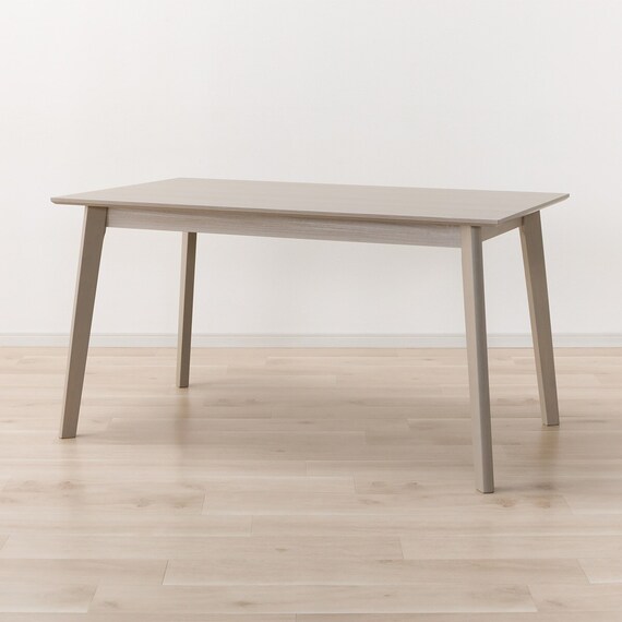 ダイニングテーブル4点セット(DT 4LEG 135 SJ601N/DC/ベンチ GY) 2枚目画像