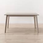 ダイニングテーブル4点セット(DT 4LEG 135 SJ601N/DC/ベンチ GY） 3枚目画像