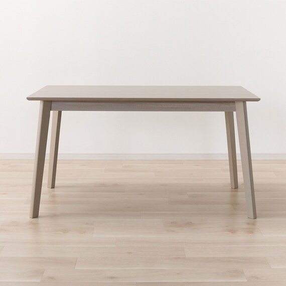 ダイニングテーブル4点セット(DT 4LEG 135 SJ601N/DC/ベンチ GY） 3枚目画像