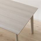 ダイニングテーブル4点セット(DT 4LEG 135 SJ601N/DC/ベンチ GY） 5枚目画像