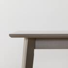 ダイニングテーブル4点セット(DT 4LEG 135 SJ601N/DC/ベンチ GY） 6枚目画像