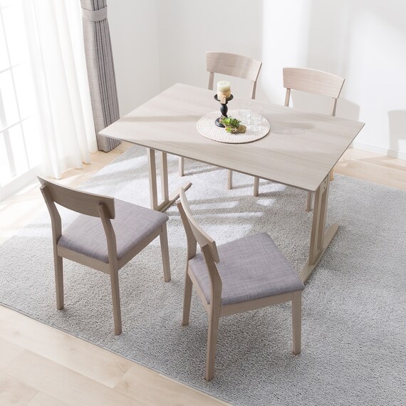 ダイニングテーブル5点セット(DT T-LEG 120 SJ601N/DC GY) 2枚目画像