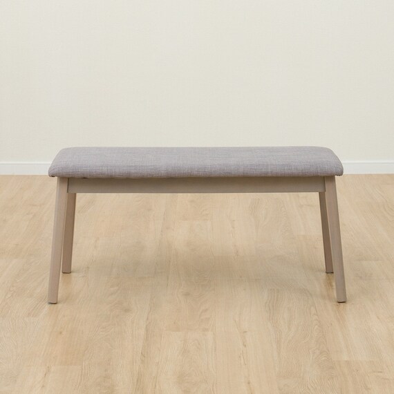 ダイニングテーブル4点セット(DT T-LEG 120 SJ601N/DC回転式/ベンチ GY) 14枚目画像