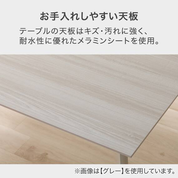 ダイニングテーブル(SJ601N T-LEG 120 GY) 3枚目画像