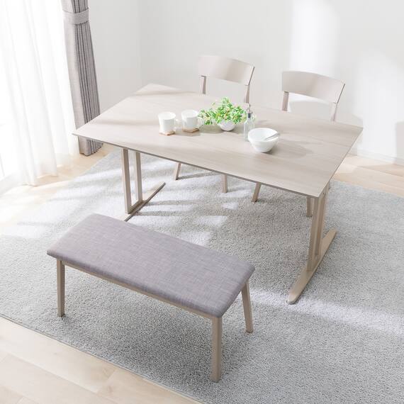 ダイニングテーブル4点セット(SJ601N T-LEG 135 GY) 8枚目画像