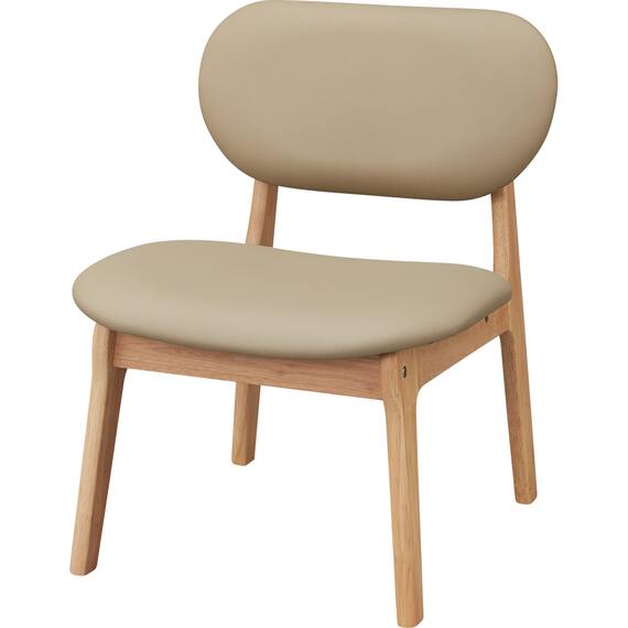 リビングダイニング5点セット(RX001 テーブル140 NA/チェア NA/BE) 10枚目画像