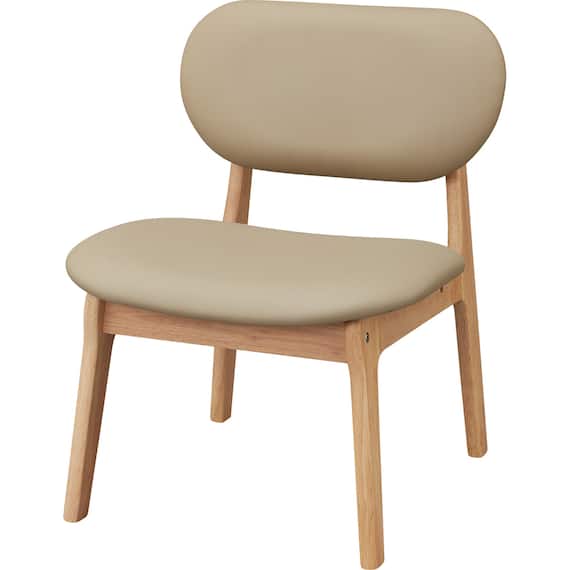 リビングダイニング5点セット(RX001 テーブル140 NA/チェア NA/BE) 10枚目画像