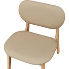 リビングダイニング5点セット(RX001 テーブル140 NA/チェア NA/BE) 14枚目画像