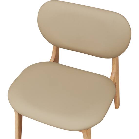 リビングダイニング5点セット(RX001 テーブル140 NA/チェア NA/BE) 14枚目画像