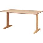 リビングダイニング4点セット(RX001 テーブル140 NA/1P・2Pチェア NA/BE) 4枚目画像