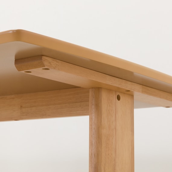 リビングダイニング4点セット(RX001 テーブル140 NA/1P・2Pチェア NA/BE) 13枚目画像