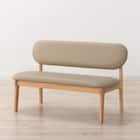 リビングダイニング4点セット(RX001 テーブル140 NA/1P・2Pチェア NA/BE) 20枚目画像