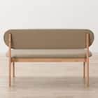 リビングダイニング4点セット(RX001 テーブル140 NA/1P・2Pチェア NA/BE) 21枚目画像