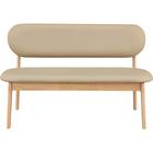 リビングダイニング4点セット(RX001 テーブル140 NA/1P・2Pチェア NA/BE) 16枚目画像