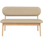 リビングダイニング4点セット(RX001 テーブル140 NA/1P・2Pチェア NA/BE) 16枚目画像