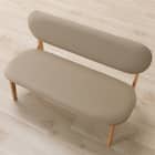 リビングダイニング4点セット(RX001 テーブル140 NA/1P・2Pチェア NA/BE) 22枚目画像