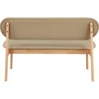 リビングダイニング4点セット(RX001 テーブル140 NA/1P・2Pチェア NA/BE) 18枚目画像