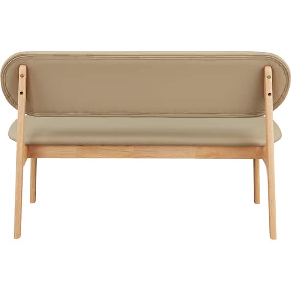 リビングダイニング4点セット(RX001 テーブル140 NA/1P・2Pチェア NA/BE) 18枚目画像