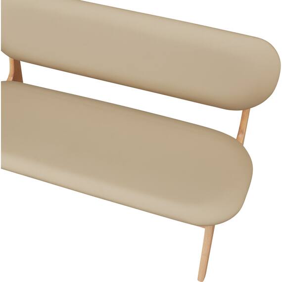 リビングダイニング4点セット(RX001 テーブル140 NA/1P・2Pチェア NA/BE) 19枚目画像