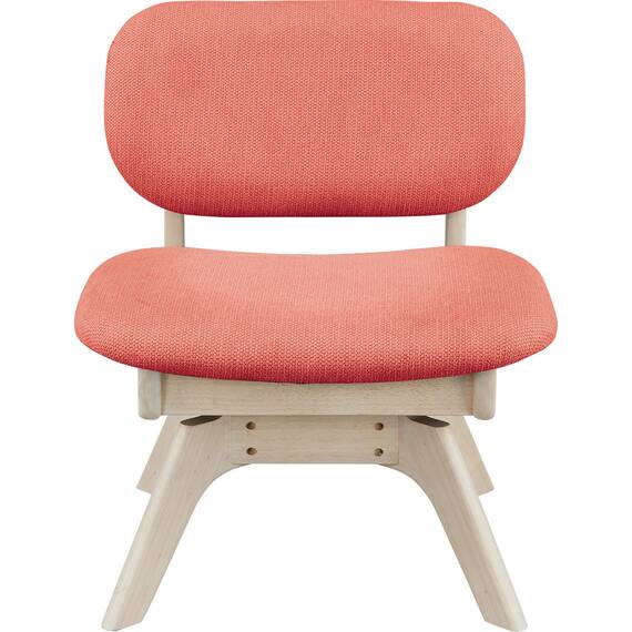 傷・汚れに強いファブリック 回転式ダイニングチェア(リラックスワイド2 NSF WW/OR) 3枚目画像