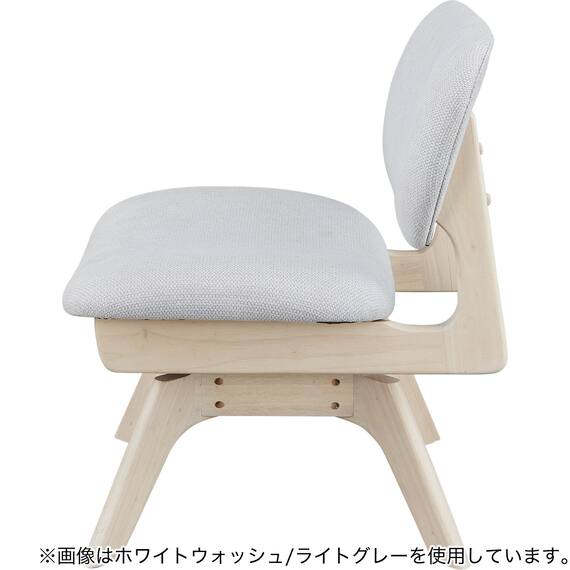 傷・汚れに強いファブリック 回転式ダイニングチェア(リラックスワイド2 NSF WW/OR) 4枚目画像