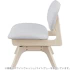 傷・汚れに強いファブリック 回転式ダイニングチェア(リラックスワイド2 NSF WW/OR) 4枚目画像