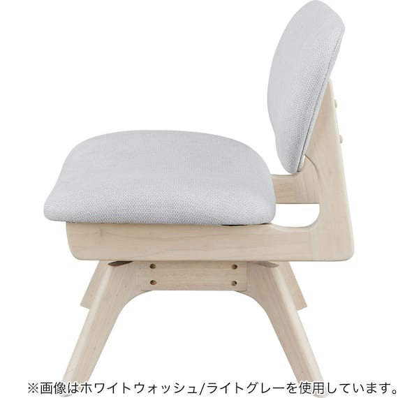 傷・汚れに強いファブリック 回転式ダイニングチェア(リラックスワイド2 NSF WW/OR) 4枚目画像