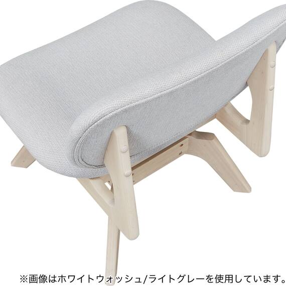 傷・汚れに強いファブリック 回転式ダイニングチェア(リラックスワイド2 NSF WW/OR) 7枚目画像