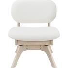 傷・汚れに強い 回転式ダイニングチェア(リラックスワイド2 Nシールド WW/WH) 3枚目画像