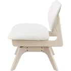 傷・汚れに強い 回転式ダイニングチェア(リラックスワイド2 Nシールド WW/WH) 4枚目画像