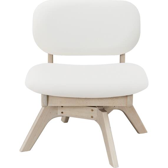 傷・汚れに強い 回転式ダイニングチェア(リラックスワイド2 Nシールド WW/WH) 6枚目画像