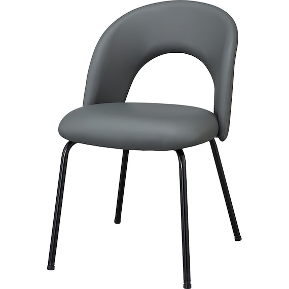 ダイニングチェア(HR001 GY/BK) 1枚目画像