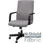 回転式ダイニングチェア(HO101 NSF DGY/BK) 1枚目画像