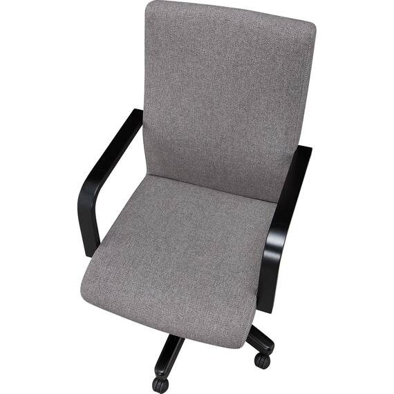 回転式ダイニングチェア(HO101 NSF DGY/BK) 7枚目画像