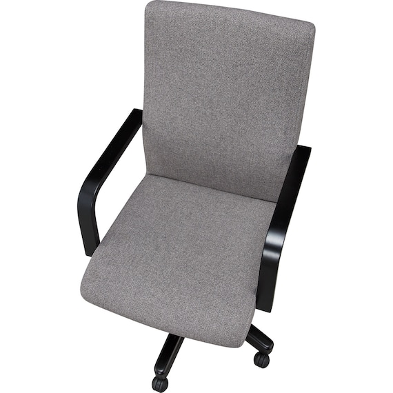 回転式ダイニングチェア(HO101 NSF DGY/BK) 7枚目画像