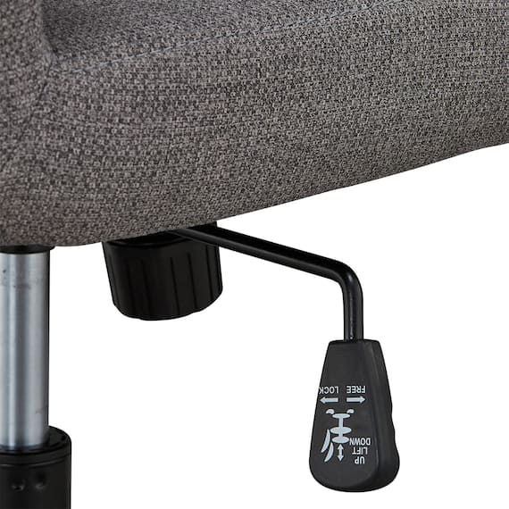 回転式ダイニングチェア(HO101 NSF DGY/BK) 10枚目画像