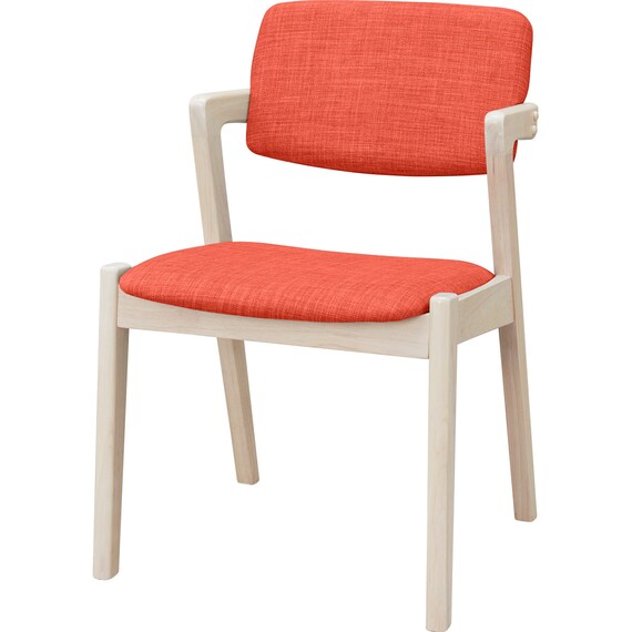 ダイニングチェア(YR001 WW/OR) 1枚目画像